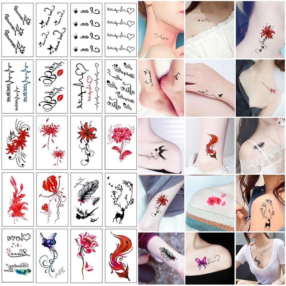 Bộ 30 Hình Xăm Dán Tạm Thời Chống Nước Độc Đáo