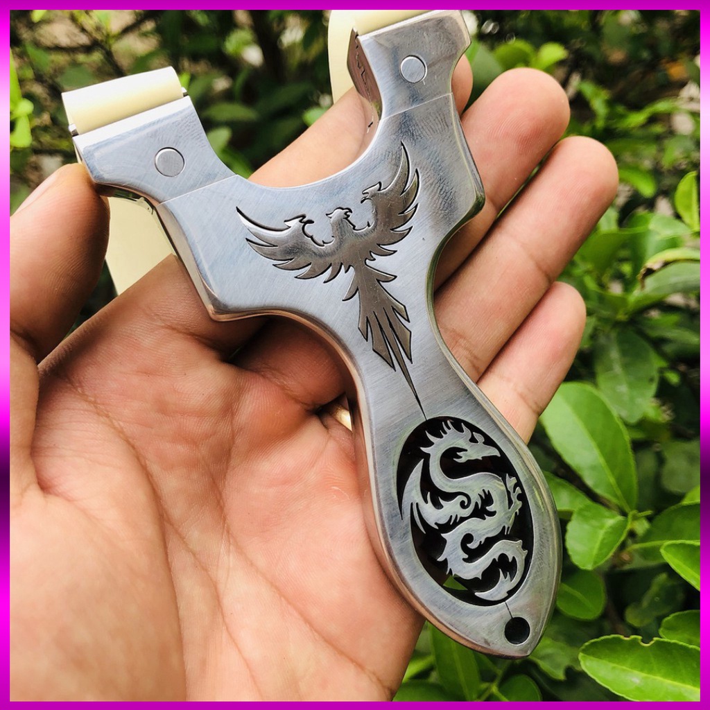 Ná Cao Su Cao Cấp Inox 304 Nguyên Khối Hình Rồng Phượng Siêu Đẹp  - NCS12