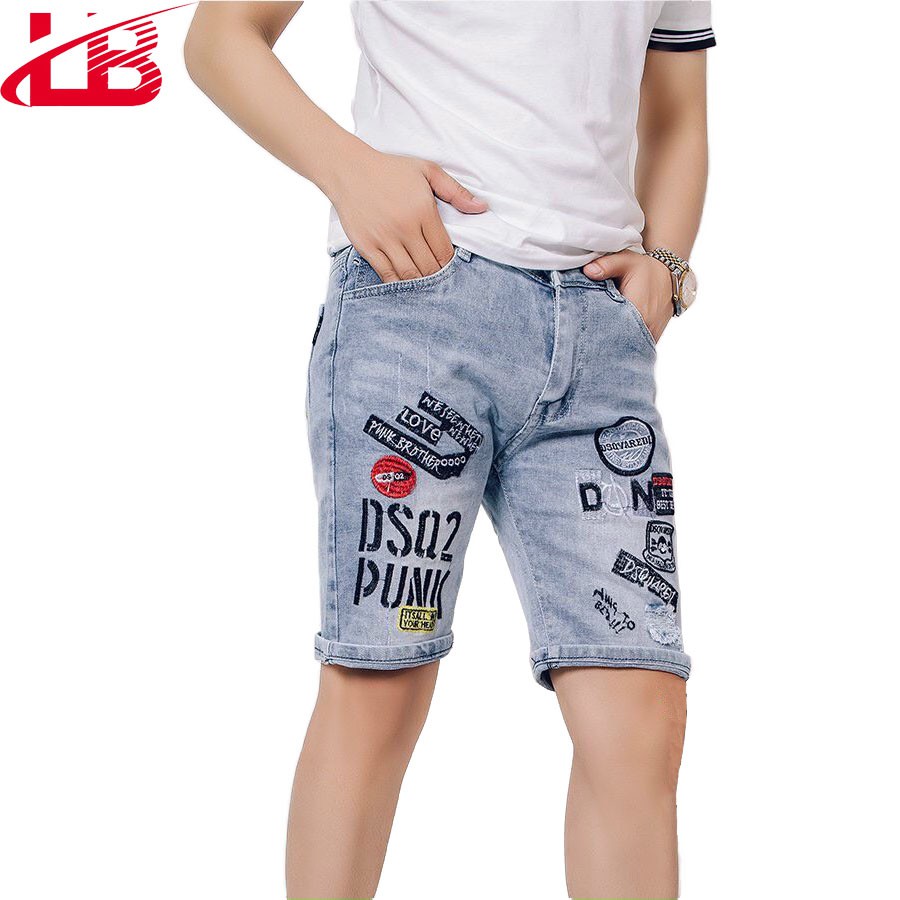 Quần short jean nam co giãn, dễ phối đồ, trẻ trung năng động, màu xám cào nhẹ, quần jean Shopnguyenhanh