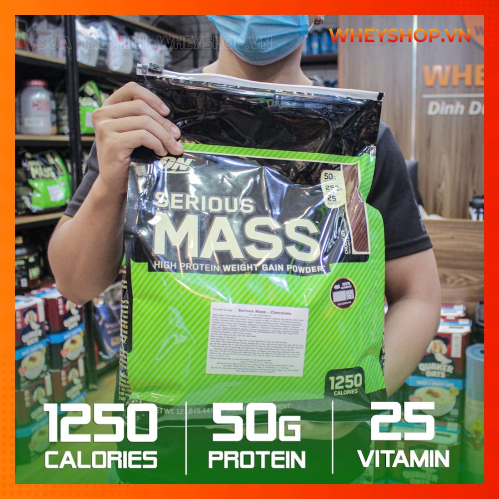 Sữa Tăng Cân ON Serious Mass 12lbs (5.4kg) - Chính Hãng 100%