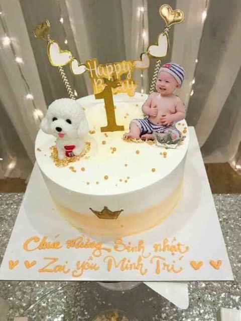 Hình chibi cắm bánh sinh nhật, trang trí bánh sinh nhật cho bé trai bé gái thiết kế theo yêu cầu của khách