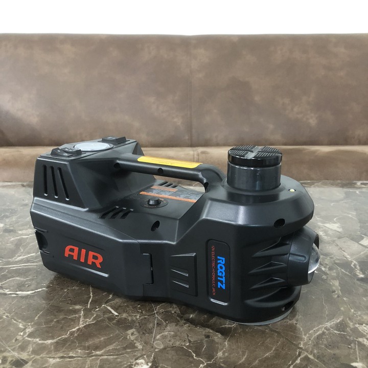 Bộ nâng kích gầm điện kiêm máy bơm lốp ô tô đa năng 2 trong 1 thương hiệu ROGTZ - Tải Trọng: 5 tấn - Hàng Nhập Khẩu