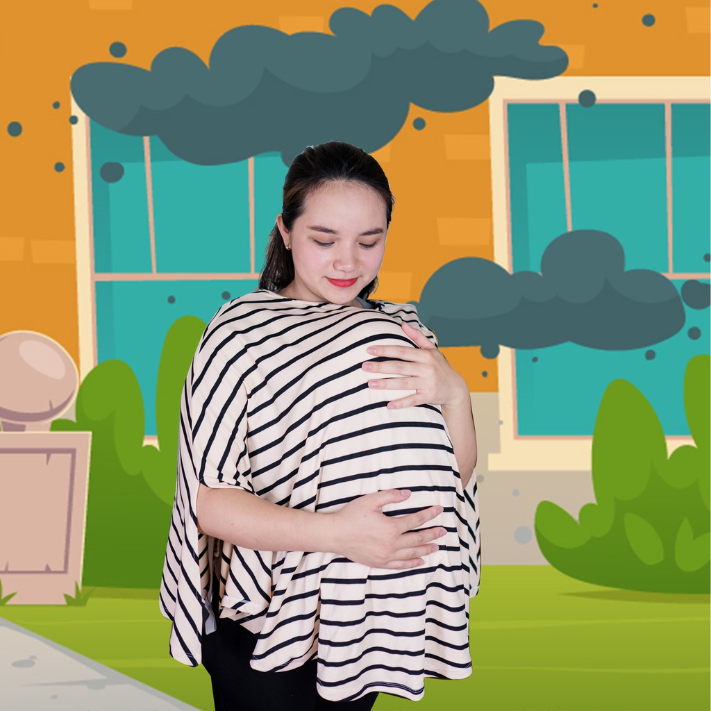 ÁO CHOÀNG CHO CON BÚ NƠI CÔNG CỘNG NOONON