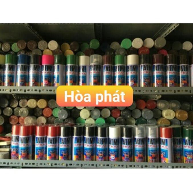 Sơn xịt ATM ĐỦ MÀU, MÀU NÀO CHƯA CÓ INBOX CHO SHOP NHÉ bán lẻ giá sỉ luôn!