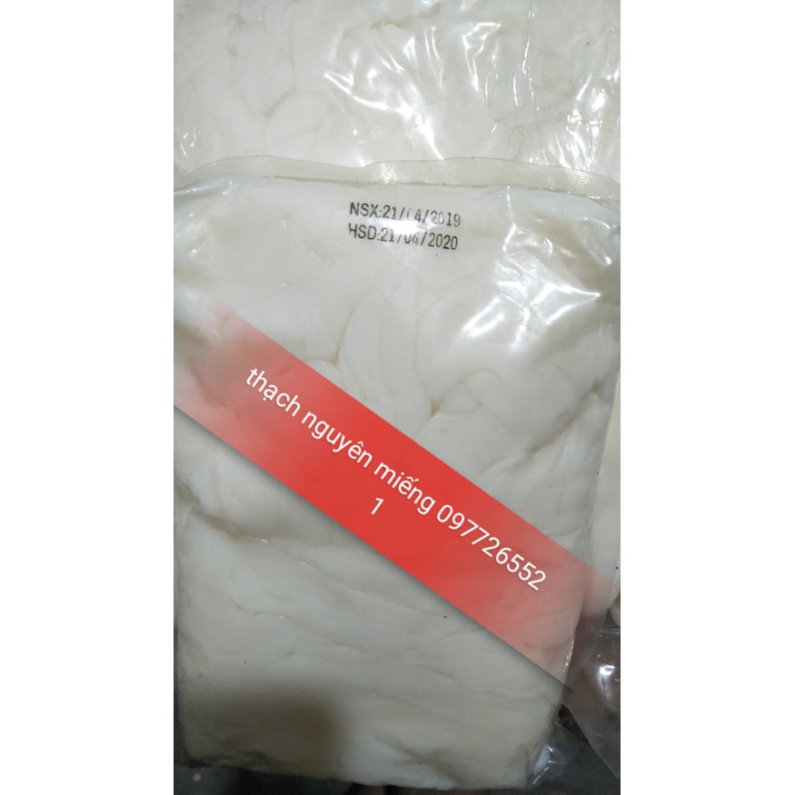 Miếng Thạch Dừa Tấm (nguyên liệu cho món Dừa Dầm)