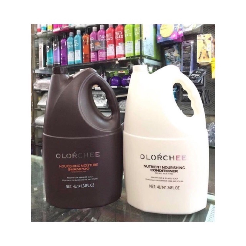 Dầu Gội - Xả Olorchee mềm mượt Can 4000ml cho salon và spa tóc
