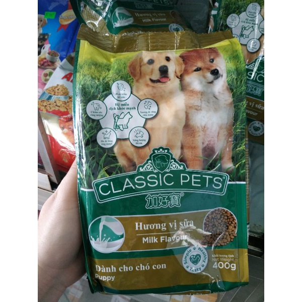 Thức ăn cho chó Classic Pets gói 400gr