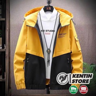 Áo khoác kaki nam áo khoác có mũ thích hợp mọi thời tiết siêu cá tính chỉ có tại kentin