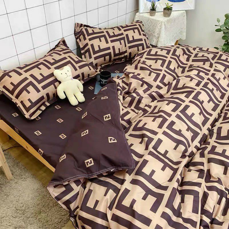 Bộ chăn ga gối cotton poly Thương Hiệu