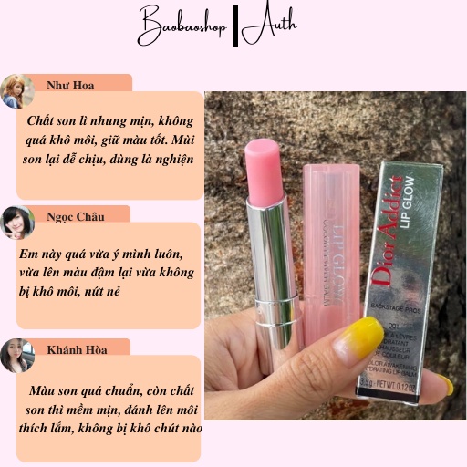 Son Dưỡng Môi Dior 001 004 Addict 1.5g Bản Tester New 2022 giá siêu hời