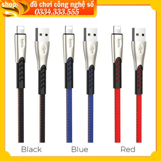 Cáp sạc nhanh hoco u48 2018 - sạc nhanh 5v-2.4a - siêu bền dây sạc iphone sịn