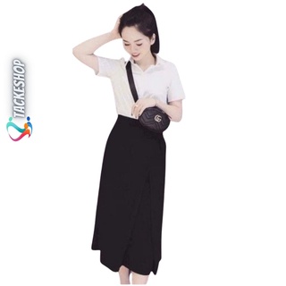 Áo sơ mi trắng nữ công sở ngắn cộc tay