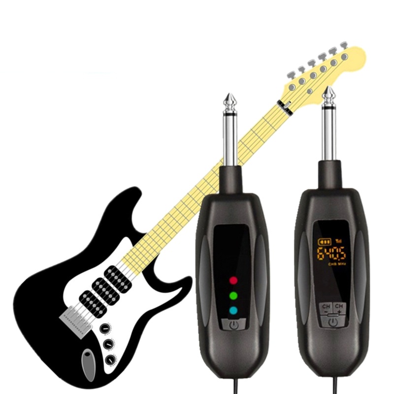 Bộ Thu Phát Tín Hiệu Đàn Guitar Không Dây Tích Hợp Pin 500mAh