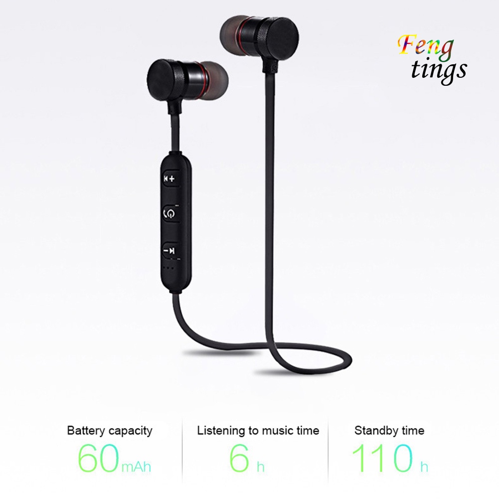【FT】Y10 Magnetic Wireless Bluetooth In-Ear Earphone Stereo Sports Headphone with Mic
