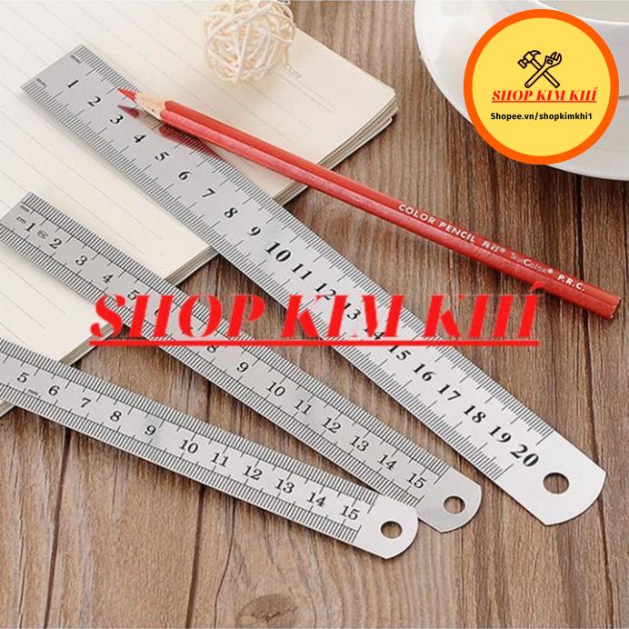 [Kim khí] Thước lá 15cm, 20cm không gỉ HÀNG ĐẸP