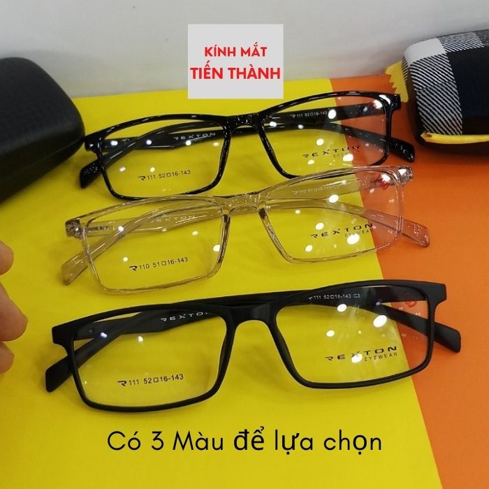 Mắt Kính Vuông Nhỏ, Nhẹ, Hạn Chế Độ Dày Mắt Kính R111  - Kính Mắt Tiến Thành