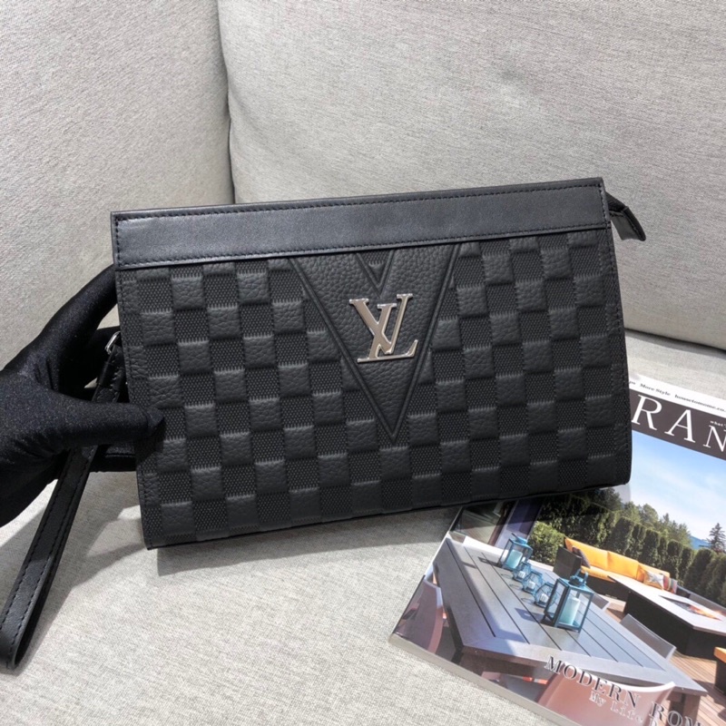 Clutch Cầm Tay Nam Cao Cấp Louis Vuitton VLV16 - Hàng Hiệu Siêu Cấp