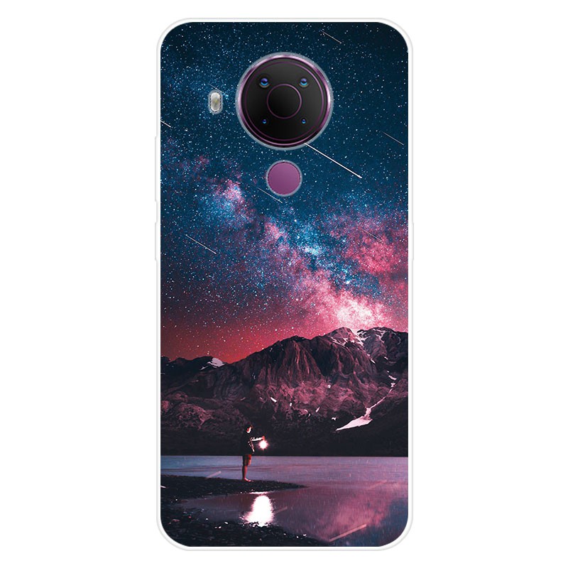 Ốp điện thoại từ TPU silicon mềm họa tiết hoạt hình dễ thương dành cho Nokia 5.4 Nokia5.4