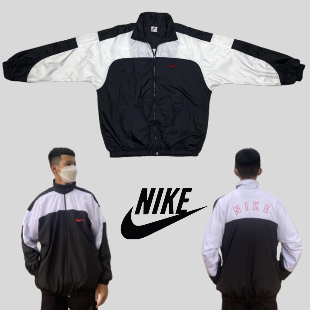 Áo Khoác Nike Chính Hãng Logo Thêu Vintage Chất Dù Cao Cấp - LATIZIA 702