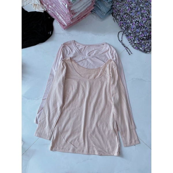 Áo thun tay dài body xuất Hàn