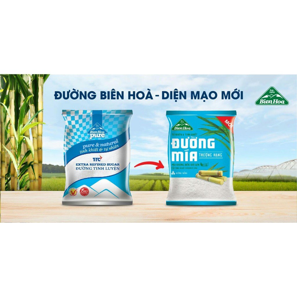 ĐƯỜNG TRẮNG BIÊN HOÀ - ĐƯỜNG MÍA BIÊN HÒA KHÔNG HÓA CHẤT AN TOÀN CHO SỨC KHỎE