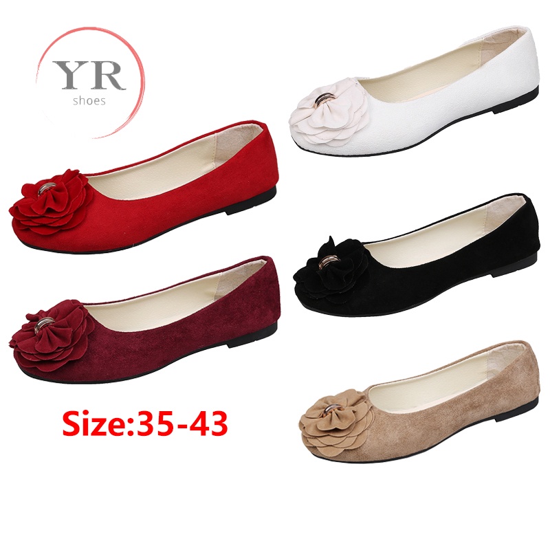 Giày Slip-On Nữ Đế Bệt Plus Size 35-43
