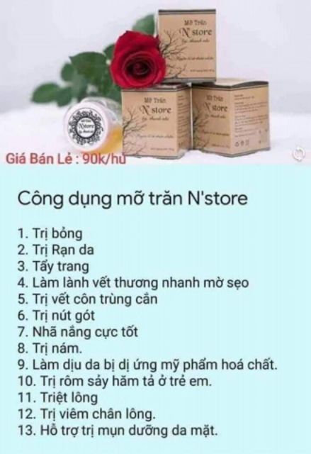 Combo triệt lông Wax Shiny handmade +mỡ trăn N'store ( tặng kèm dụng cụ wax ) | BigBuy360 - bigbuy360.vn