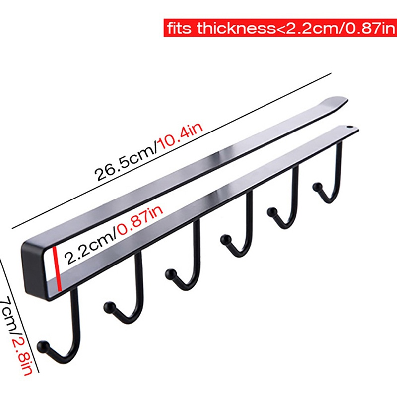 Móc Treo Đồ Gắn Tủ Bếp Sáng Tạo Đa Năng