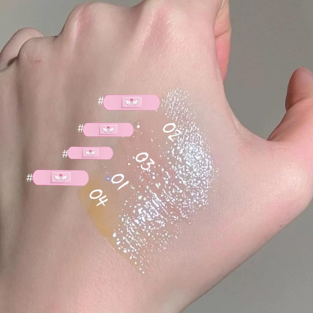 Son Bóng Cappuvini Bóng Đèn Dưỡng Ẩm Lấp Lánh Siêu Đáng Yêu Hàng Nội Địa Trung