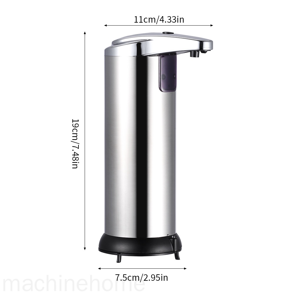 Máy Đựng Sữa Rửa Tay Tự Động Cảm Ứng Ir Bằng Thép Không Gỉ