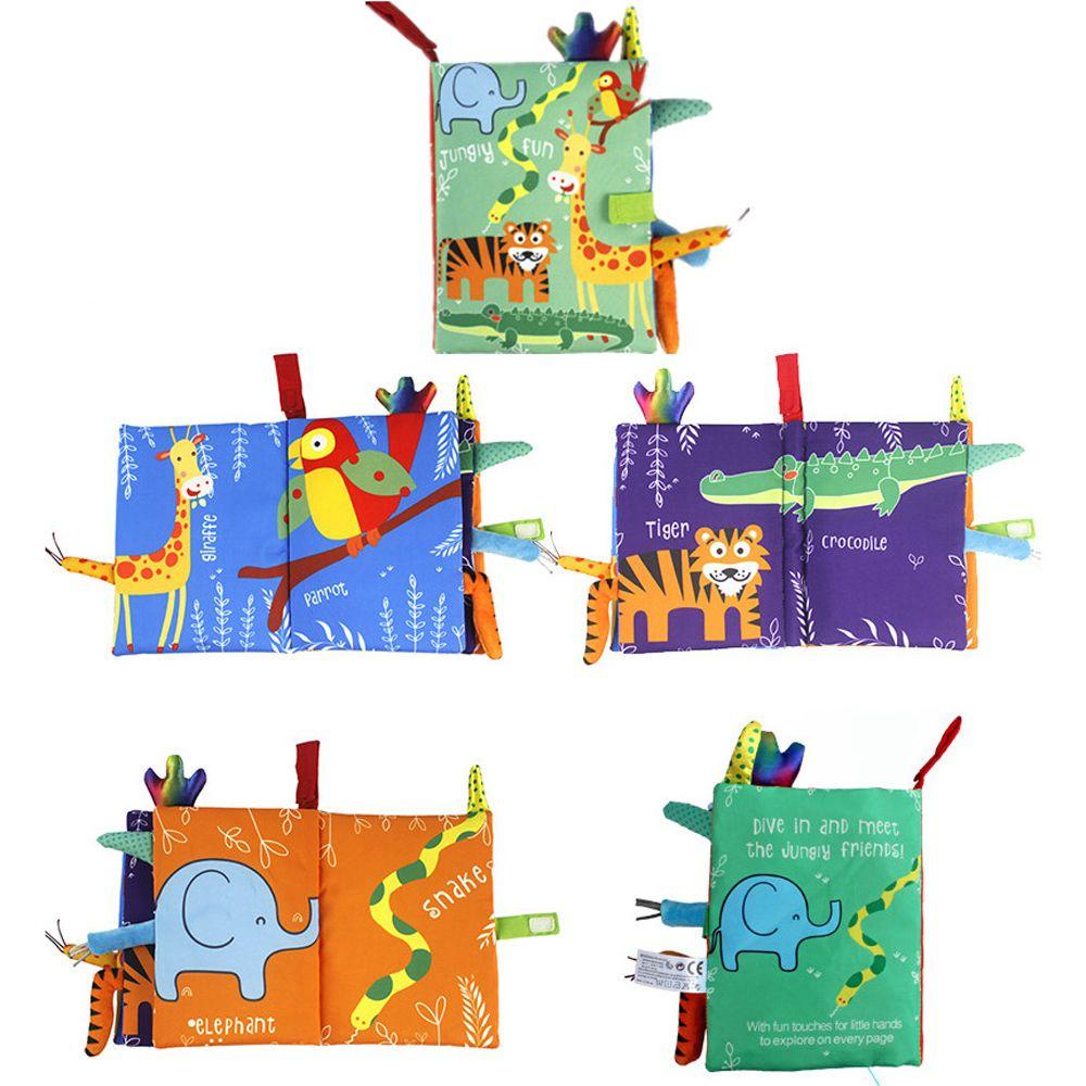 Sách Vải AARON1 Mềm Mại Có Âm Thanh Hình Kỳ Lân Đuôi Dài Giáo Dục Sớm Cho Bé