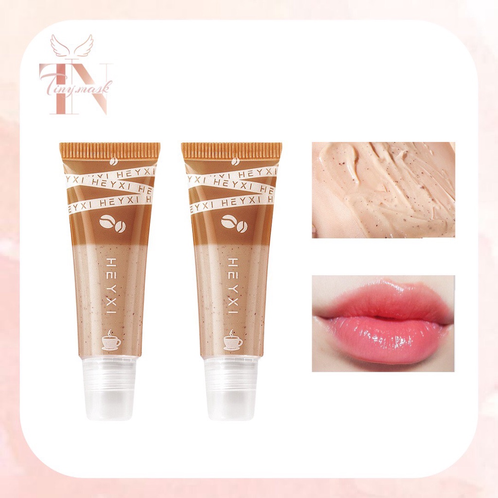 Tẩy Da Chết Tế Bào Chết Môi Heyxi Cafe CoffeeMoisturizing Lip Scrub Dưỡng Ẩm Và Căng Bóng Môi