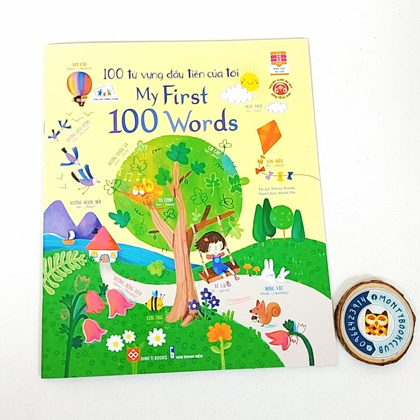 Sách - 100 Từ Vựng Đầu Tiên Của Tôi - My first 100 words (montyclub)