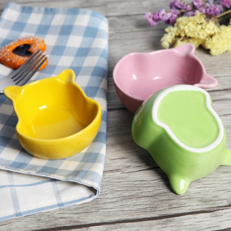 Bát ăn dặm gốm sứ kiểu nhật hình thú , hoa quả cho bé ăn dặm