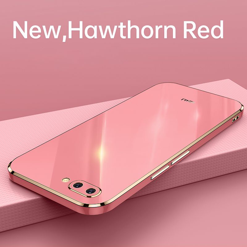 Ốp Lưng Silicone Mềm Trong Suốt Viền Màu Cho OPPO R11 R10 R11S Plus
