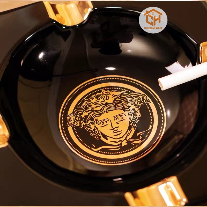 Gạt Tàn thuốc, Gạt Tàn Sứ Cao Cấp LV, Versace