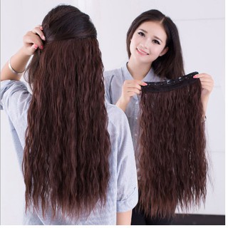 Tóc Giả Kẹp Xù Nửa Đầu siêu đẹp