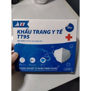 Khẩu trang y tế kháng khuẩn N95 TT95 chính hãng 5 lớp vải không dệt cao cấp