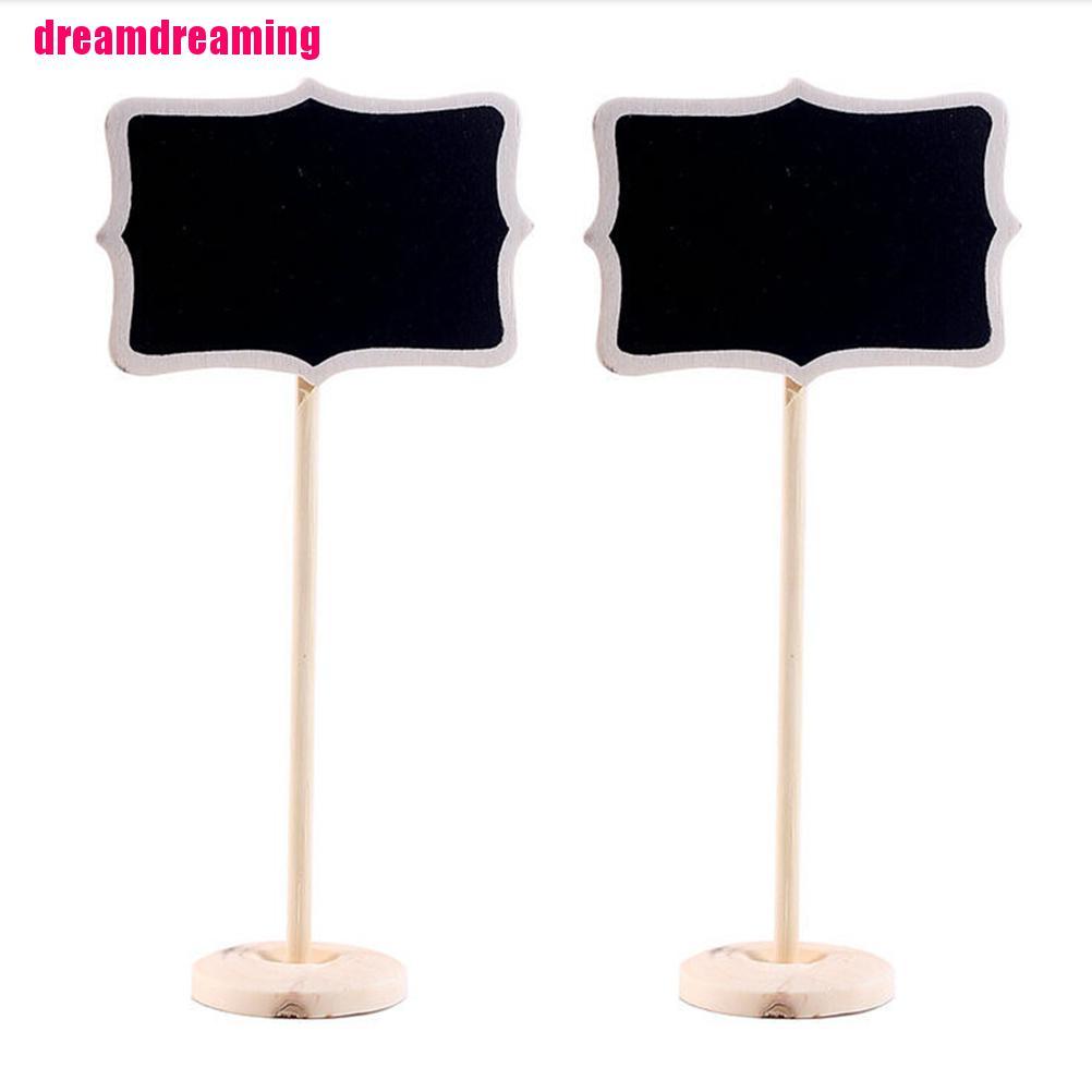 Bộ 1 / 10 Bảng Đen Mini Dùng Trang Trí Đám Cưới