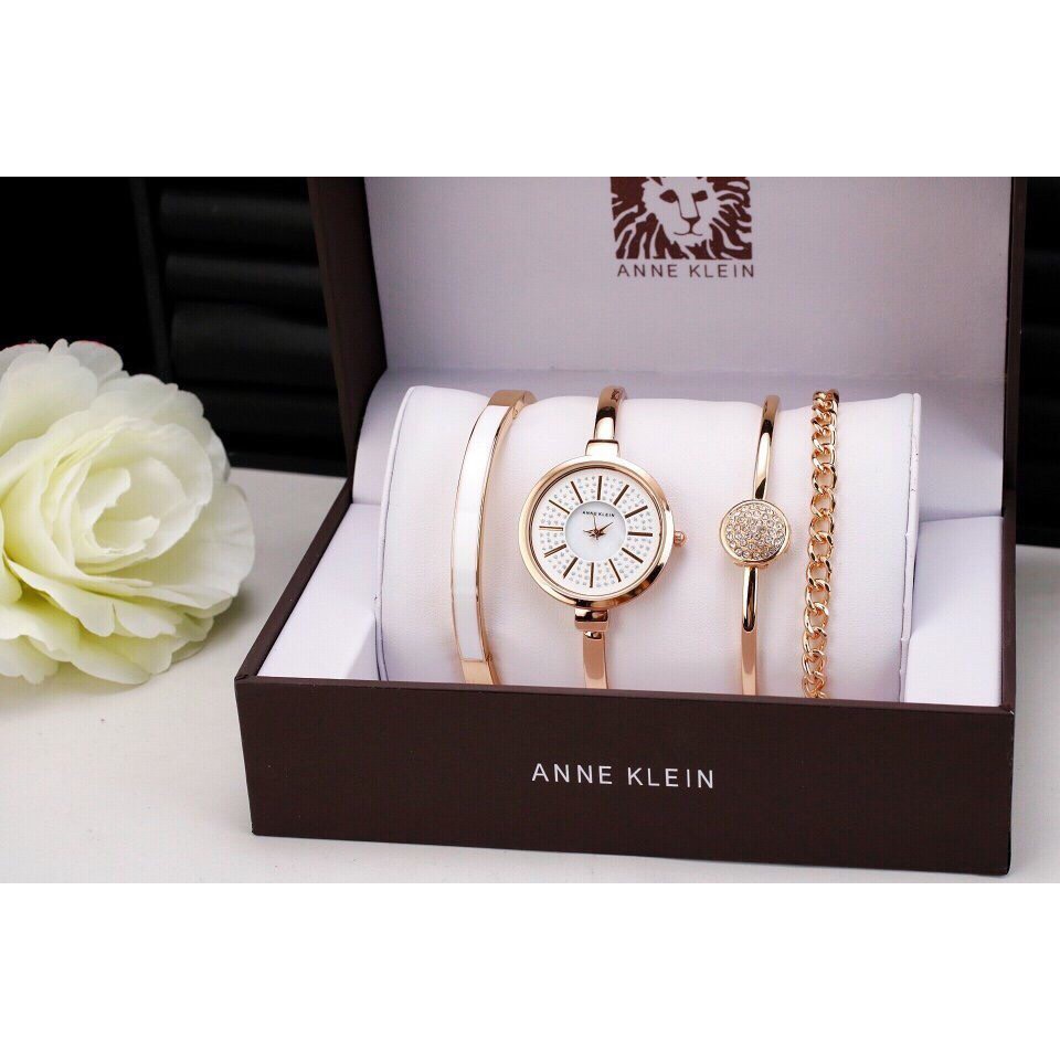 Set đồng hồ Anne Klein kèm lắc tay