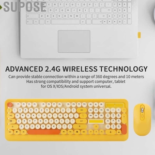 [SUPOSE]Bộ Bàn Phím Và Chuột Supose K68 Hình Vịt Vàng Đáng Yêu
