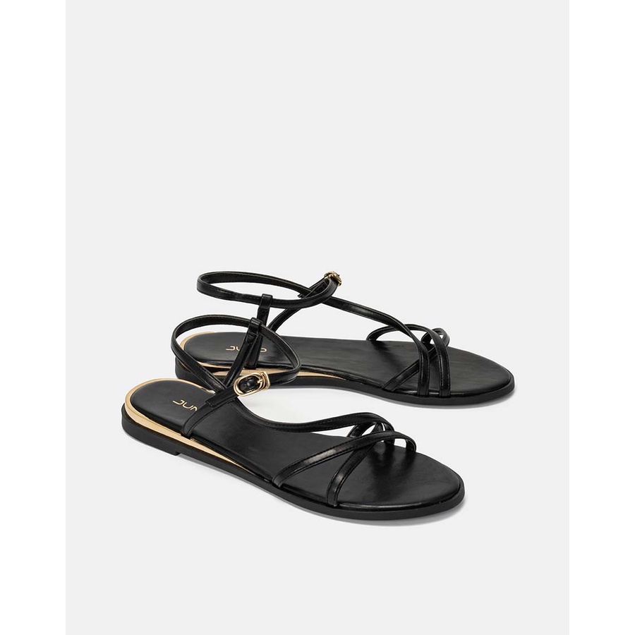 JUNO - Giày Sandal Mũi Tròn Quai Mảnh Bất Đối Xứng - SD03045