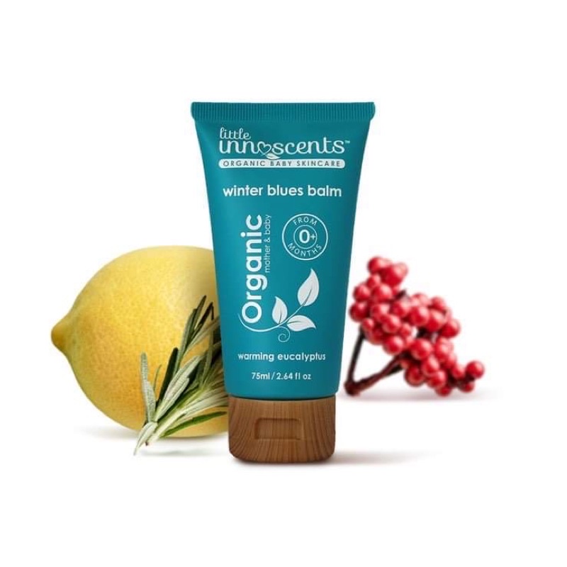 Dầu Bôi Ấm ngực (Organic Little Innoscents) cho bé 75ml