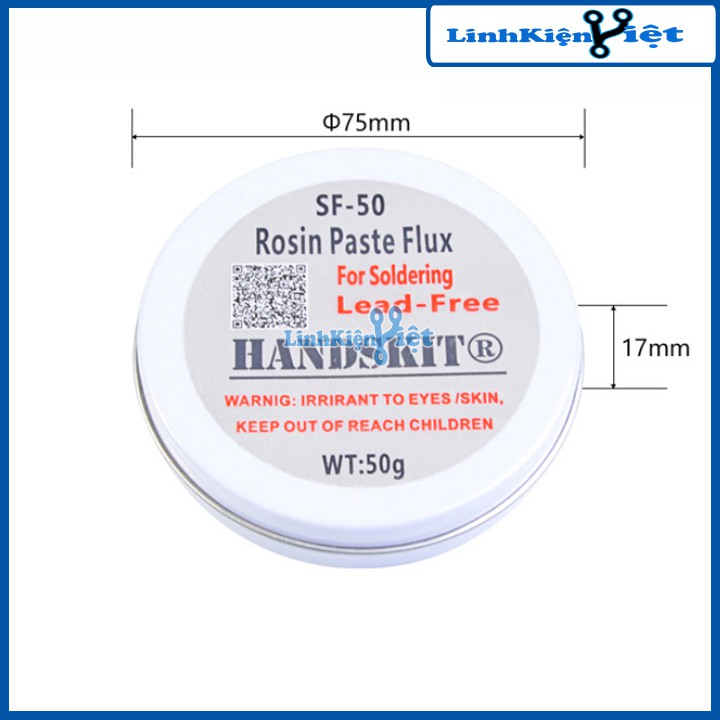 Nhựa Thông Hàn Mạch HANDSKIT SF-50 Rosi Paste Flux Cao Cấp 50G