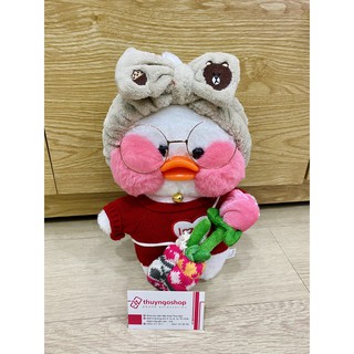 [SẴN HÀNG FULL HỘP] Vịt Vàng Má Hồng Lalafanfan Cafemini Môi Trề Siêu Dễ Thương (Size 30cm) Mẫu 5