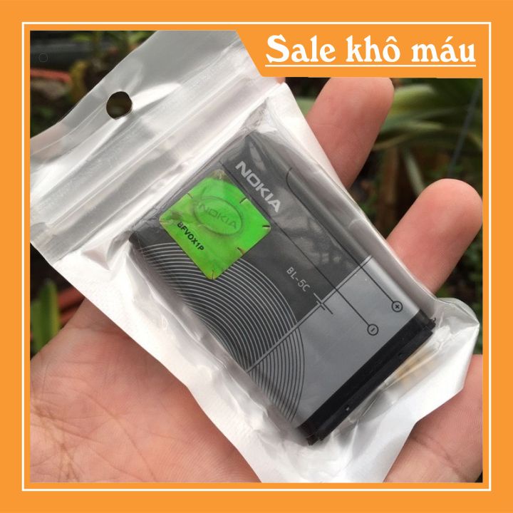 Pin zin Nokia BL 5C dành cho cho nhiều dòng 105, 106, 107, 108, 100, 101, 110, 1200, 1202, 1280