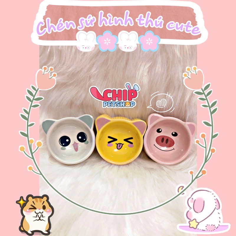 Chén sứ tai mèo [3 Mẫu]