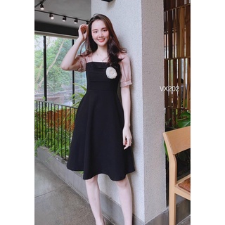 Váy phối tay tơ
