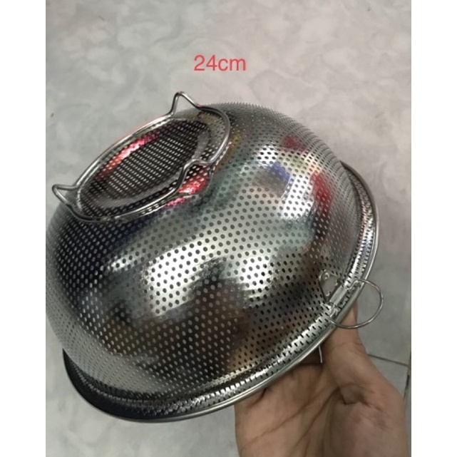 Rổ Đông Nam inox 304 Tem Vàng loại đặc biệt Size từ 15cm - 18cm - 21cm - 24cm - 27cm - 30cm siêu bền