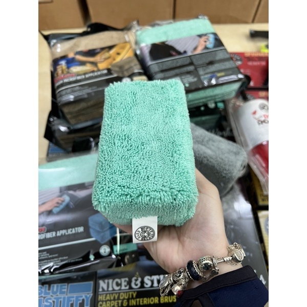 Mút siêu sợi thoa wax, kem dưỡng - Microfiber Waxing/Sealant Applicator Chemical Guys